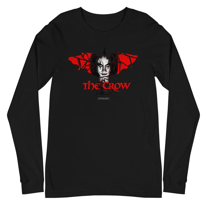 The Crow - Crow Wings Long Sleeve T-Shirt - Black