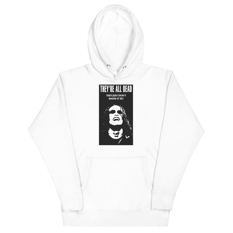 The Crow - Dead Movie Poster Hoodie - White