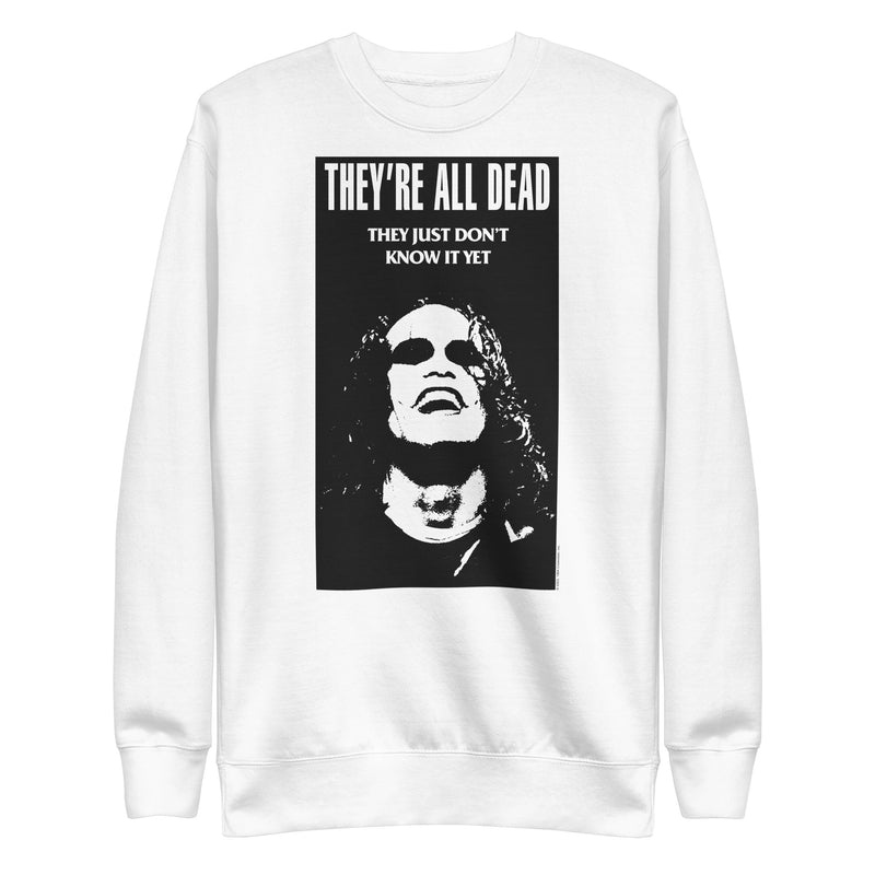 The Crow - Dead Movie Poster Sweatshirt - White