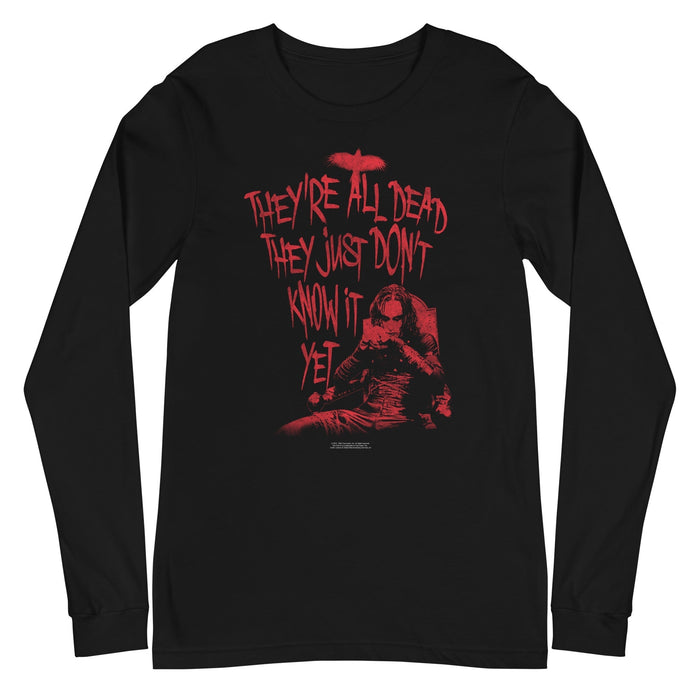 The Crow - Do They Know? Long Sleeve T-Shirt - Black