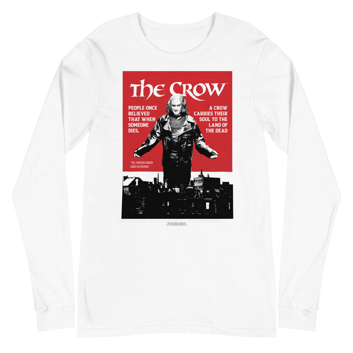 The Crow - Movie Poster Long Sleeve T-Shirt - White