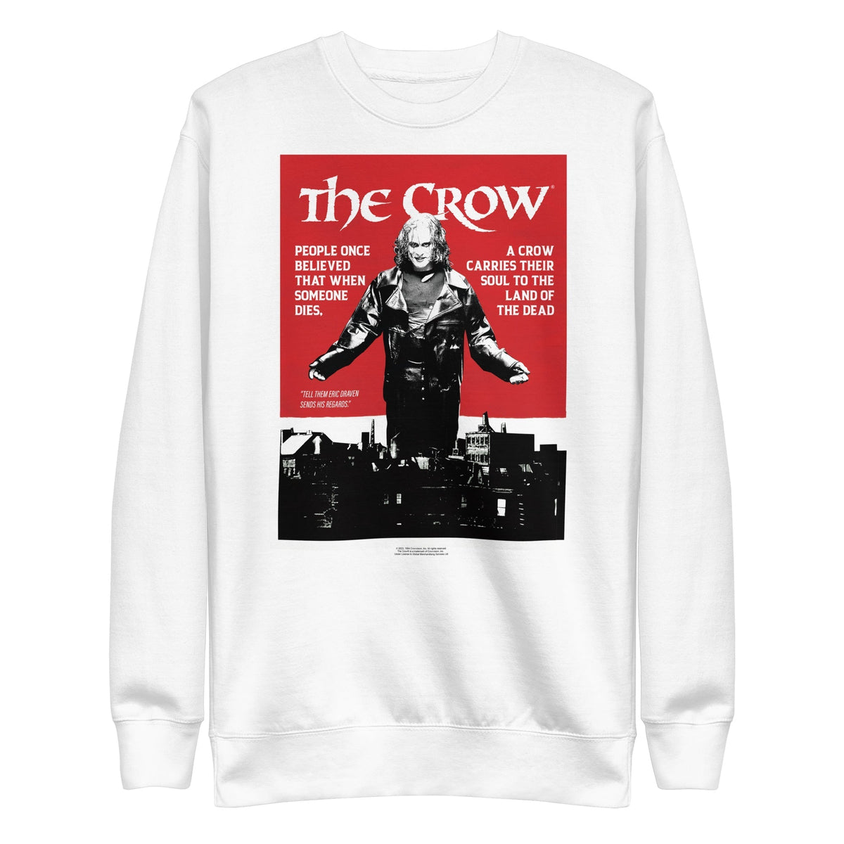 The Crow - Movie Poster Sweatshirt - White