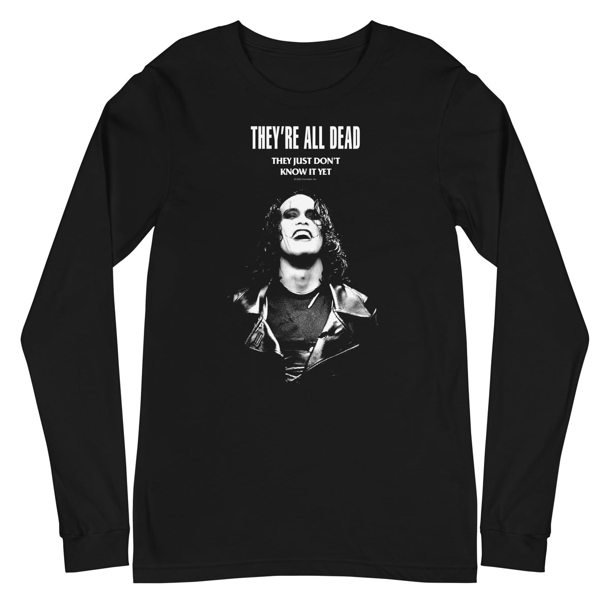 The Crow - Profile Long Sleeve T-Shirt - Black