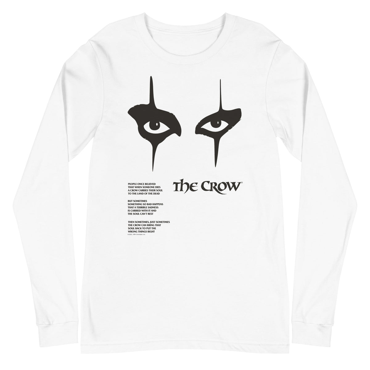 MerchMoment - The Crow - Thousand Yard Stare Long Sleeve T-Shirt -