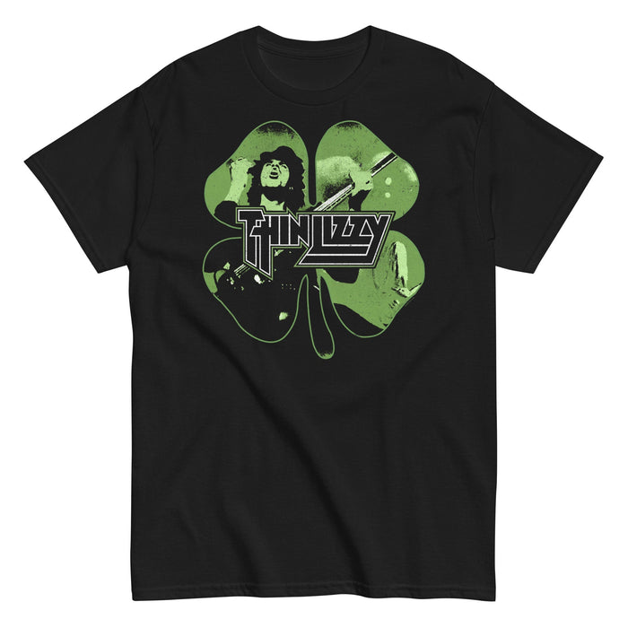 Thin Lizzy - 4 Leaf Icons T-Shirt - Black