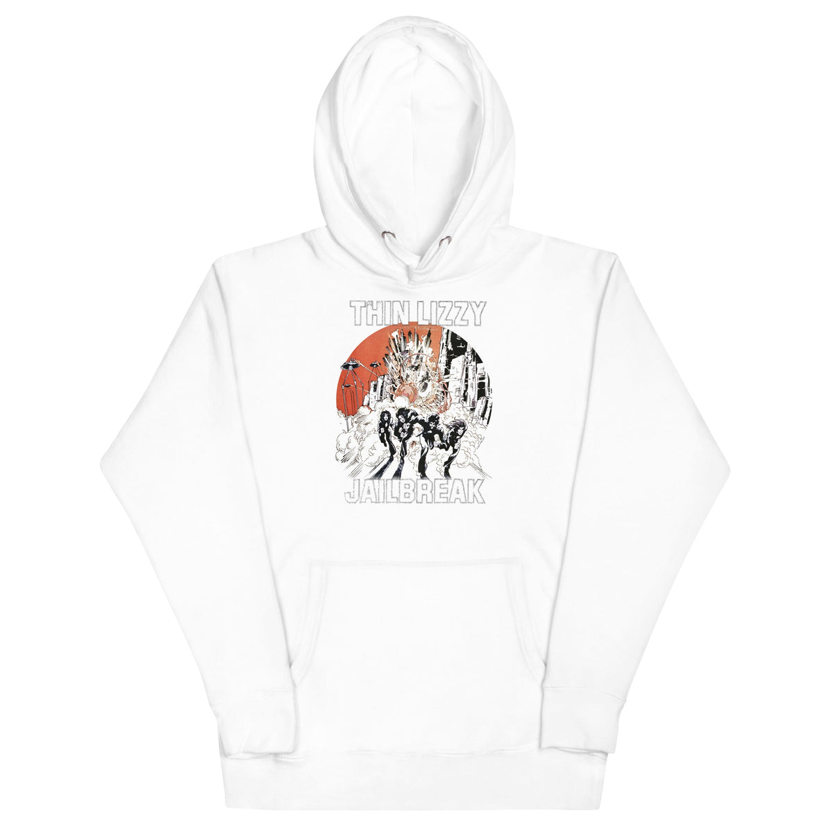 Thin Lizzy - Arctic Jail Hoodie - White