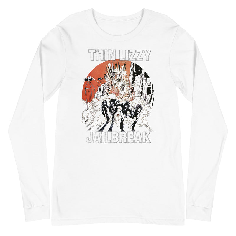 Thin Lizzy - Arctic Jail Long Sleeve T-Shirt - White