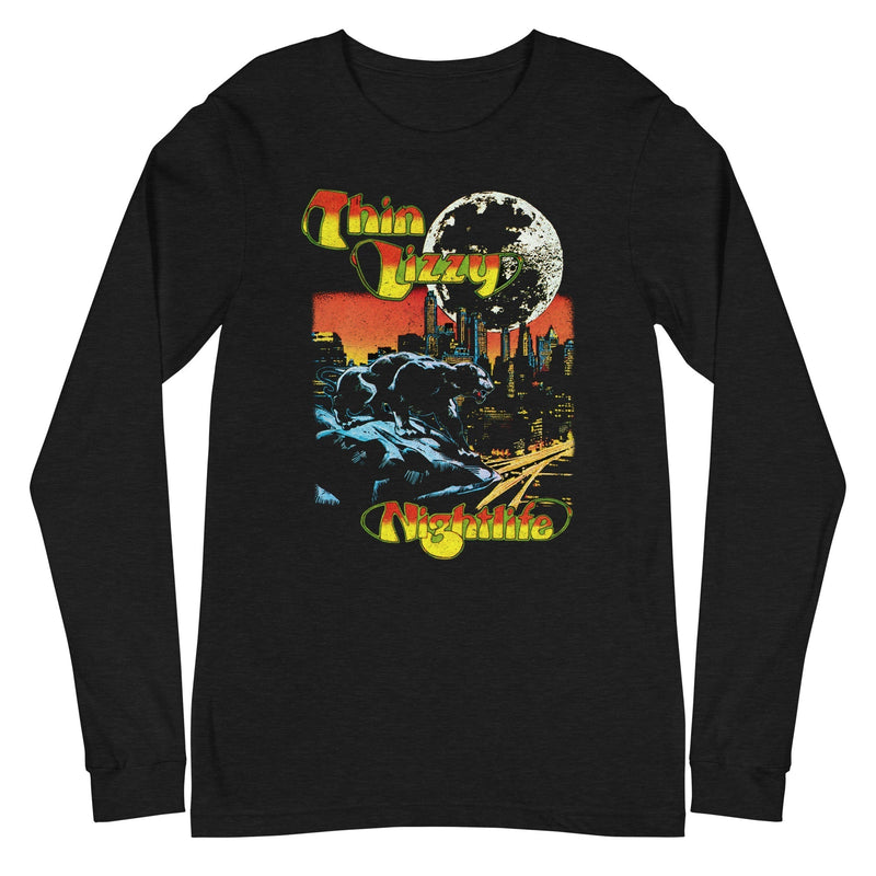 Thin Lizzy - Nightlife Long Sleeve T-Shirt - Black