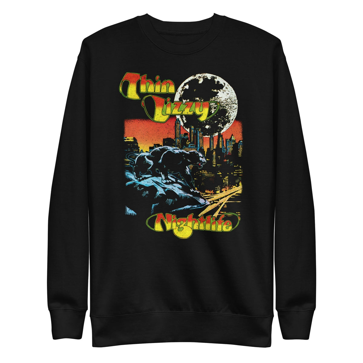 Thin Lizzy - Nightlife Sweatshirt - Black