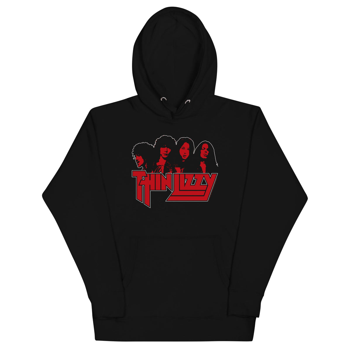 Thin Lizzy - Profile Hoodie - Black