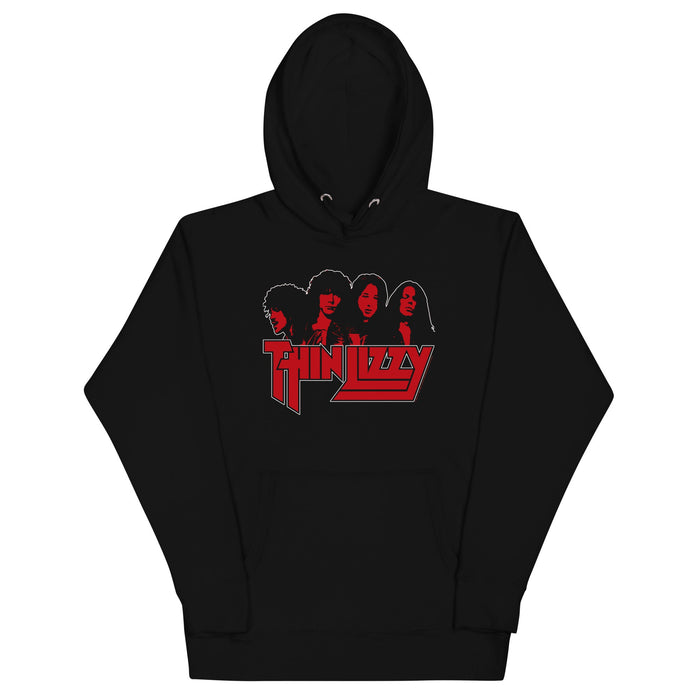 Thin Lizzy - Profile Hoodie - Black