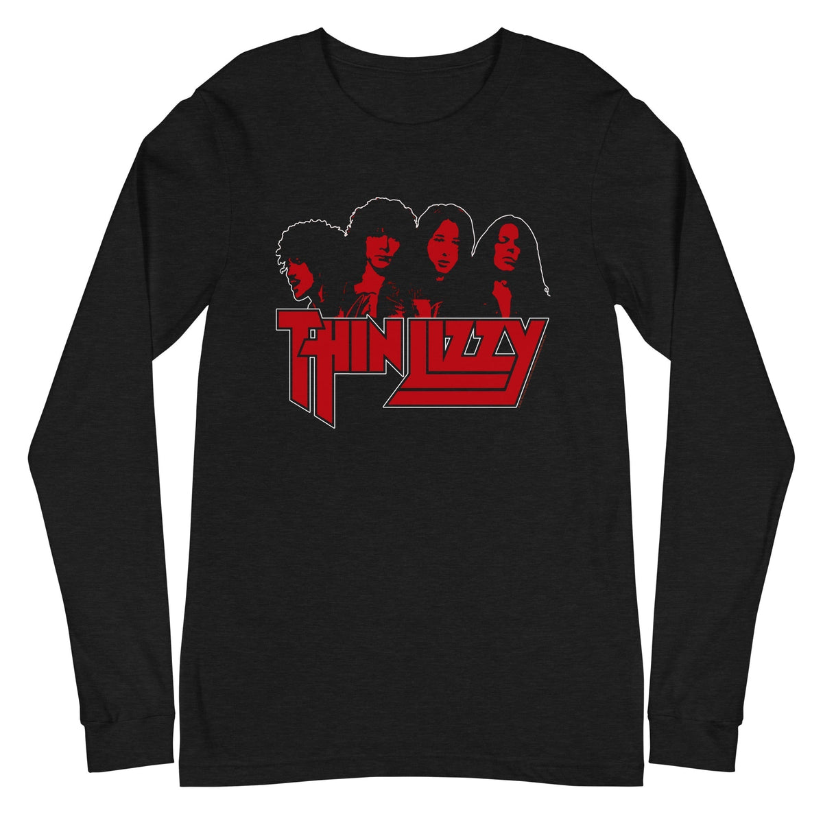 Thin Lizzy - Profile Long Sleeve T-Shirt - Black