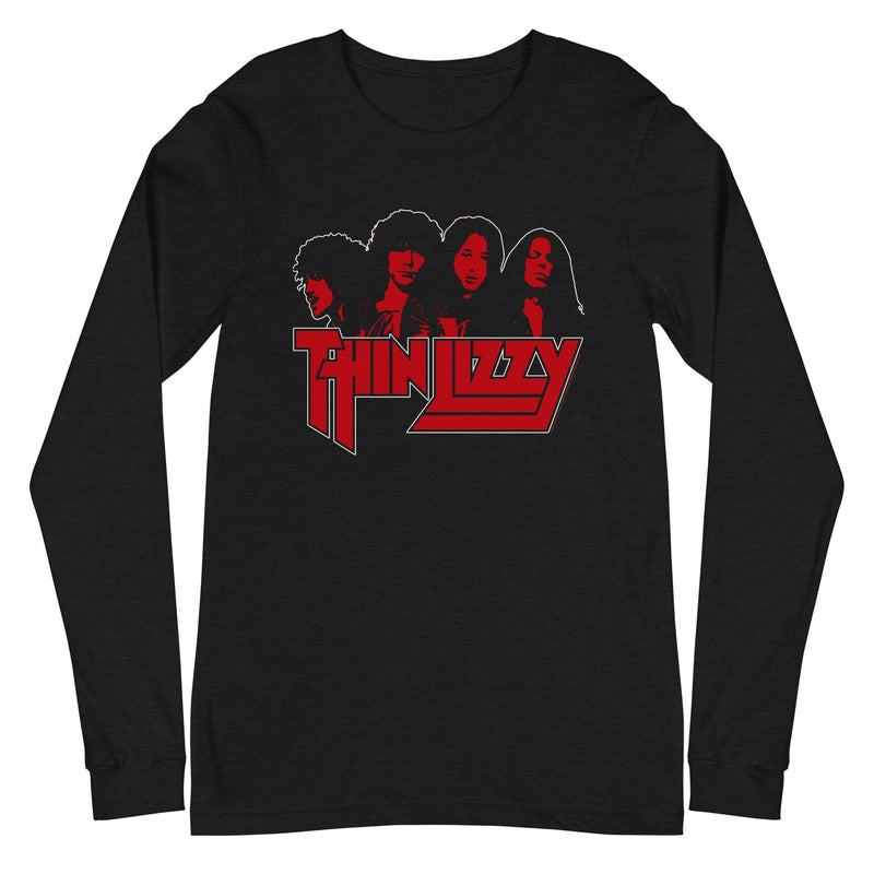 Thin Lizzy - Profile Long Sleeve T-Shirt - Black