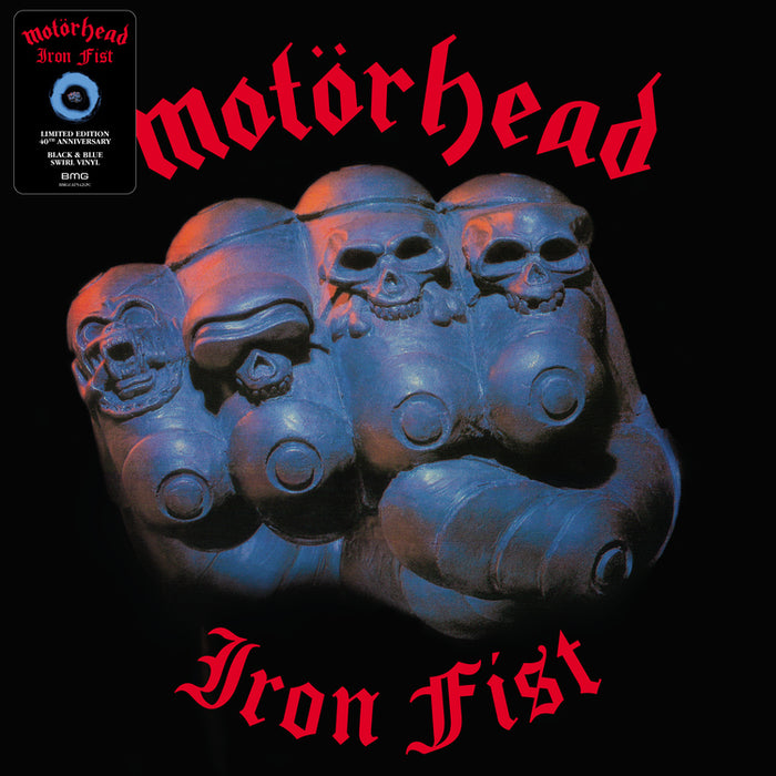 Motörhead - Iron Fist (Limited Edition Black & Blue Swirl Vinyl) - Vinyl