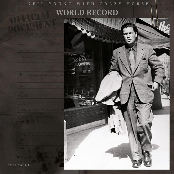 Neil Young & Crazy Horse - World Record (Indie Exclusive, Clear Vinyl) (2 Lp's) - Vinyl