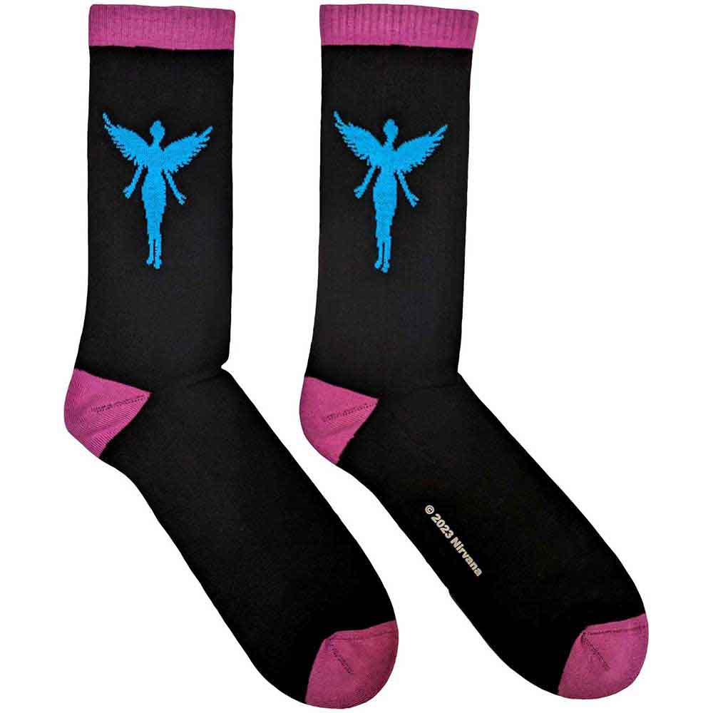 Nirvana - In Utero Blue Angel - Socks