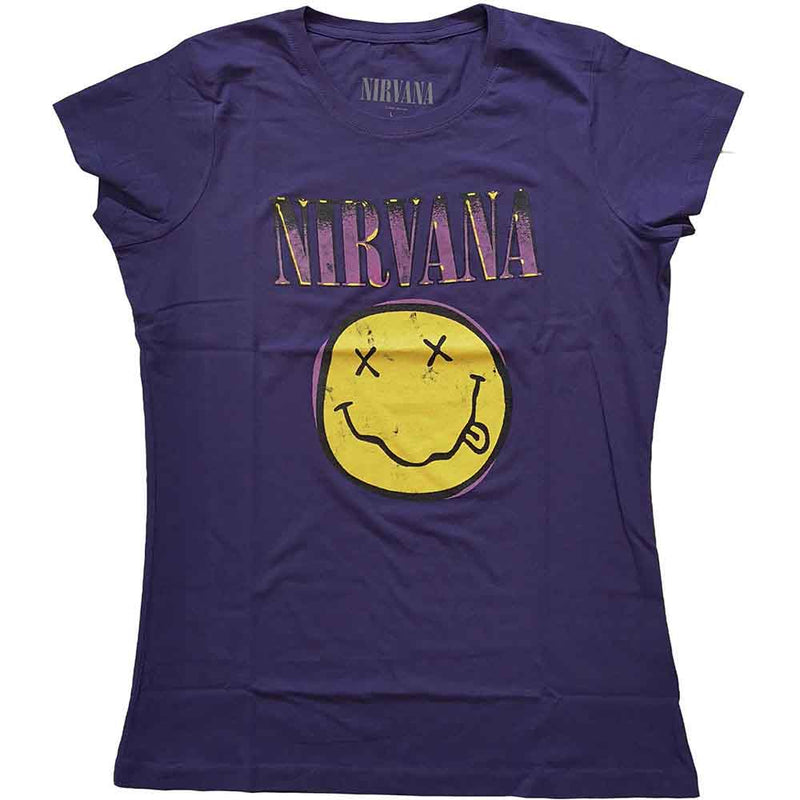 Nirvana - Xerox Happy Face Pink - T-Shirt