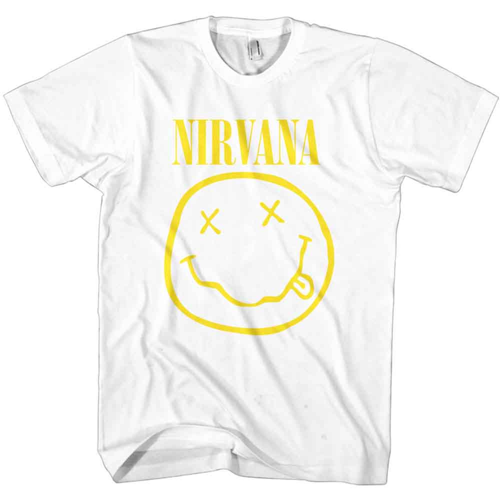 Nirvana - Yellow Happy Face - T-Shirt