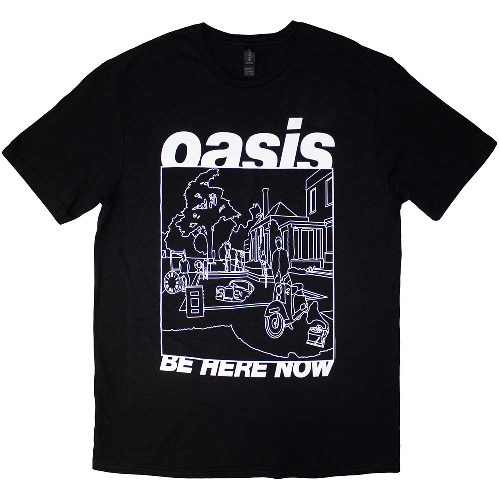 Oasis - Be Here Now Line Drawing -