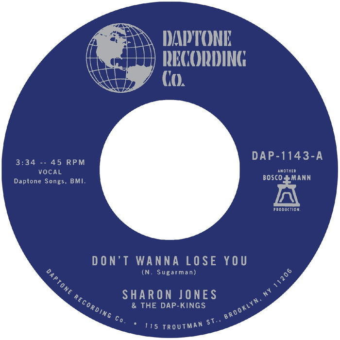 Sharon & The Dap-Kings Jones - Don't Want To Lose You b/w Don't Give a Friend a Number - Vinyl