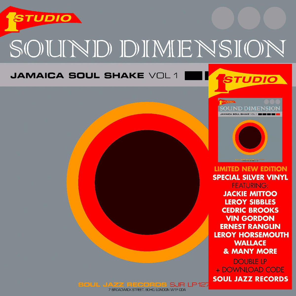 Sound Dimension - Jamaica Soul Shake Vol.1 (SILVER VINYL) - Vinyl