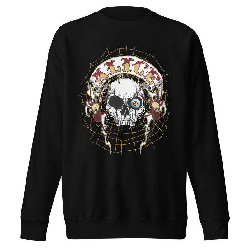 Stakes - Alice Cooper One Eyed Skull Jumbo Print Sweatshirt -