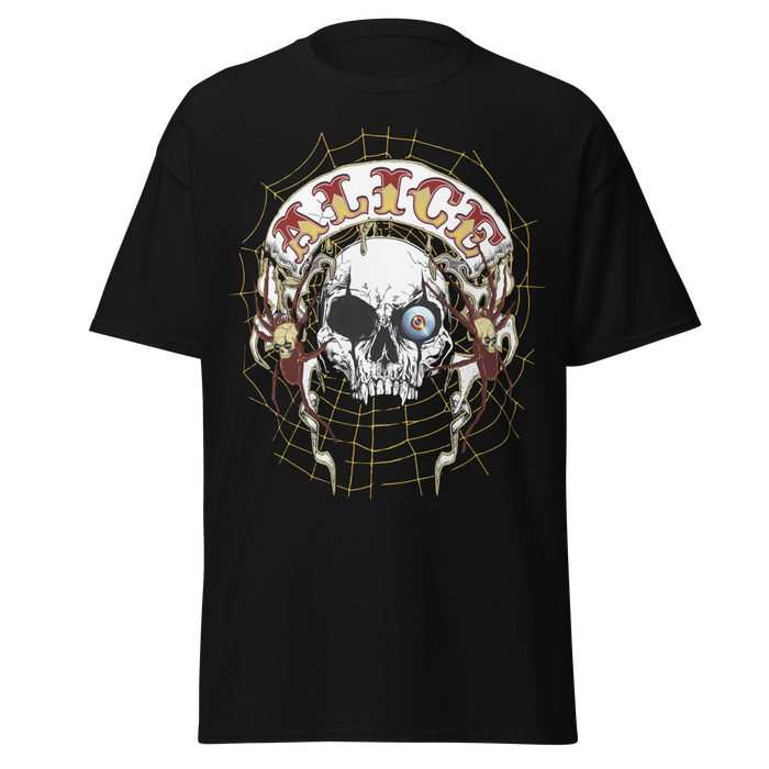 Alice Cooper - One Eyed Skull Jumbo Print T-Shirt - Black