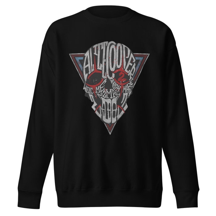 Alice Cooper - Welcome 2 My Jumbo Print Sweatshirt - Black