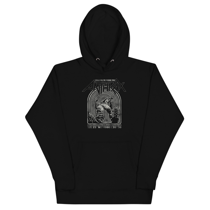 Anthrax - 1986 Tour Classic Hoodie - Black