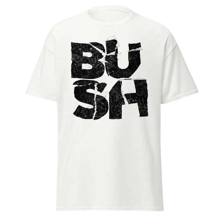 Bush - Stacked Logo Jumbo Print T-Shirt - White