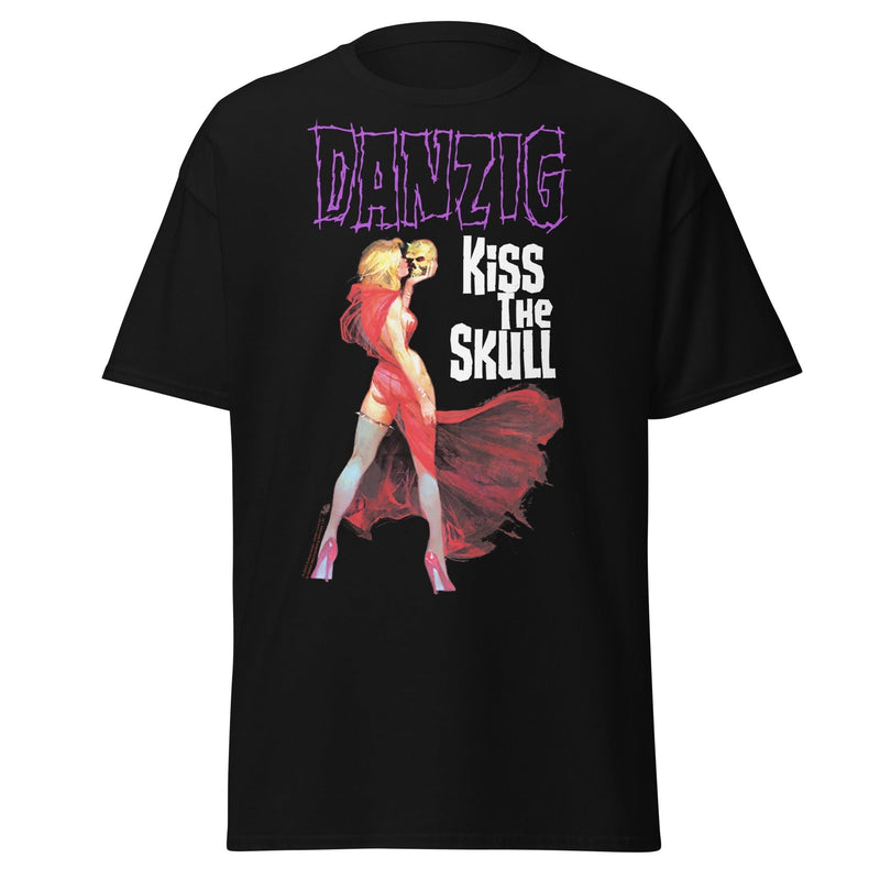 Stakes - Danzig - Kiss the Skull Jumbo Print T-Shirt - Black