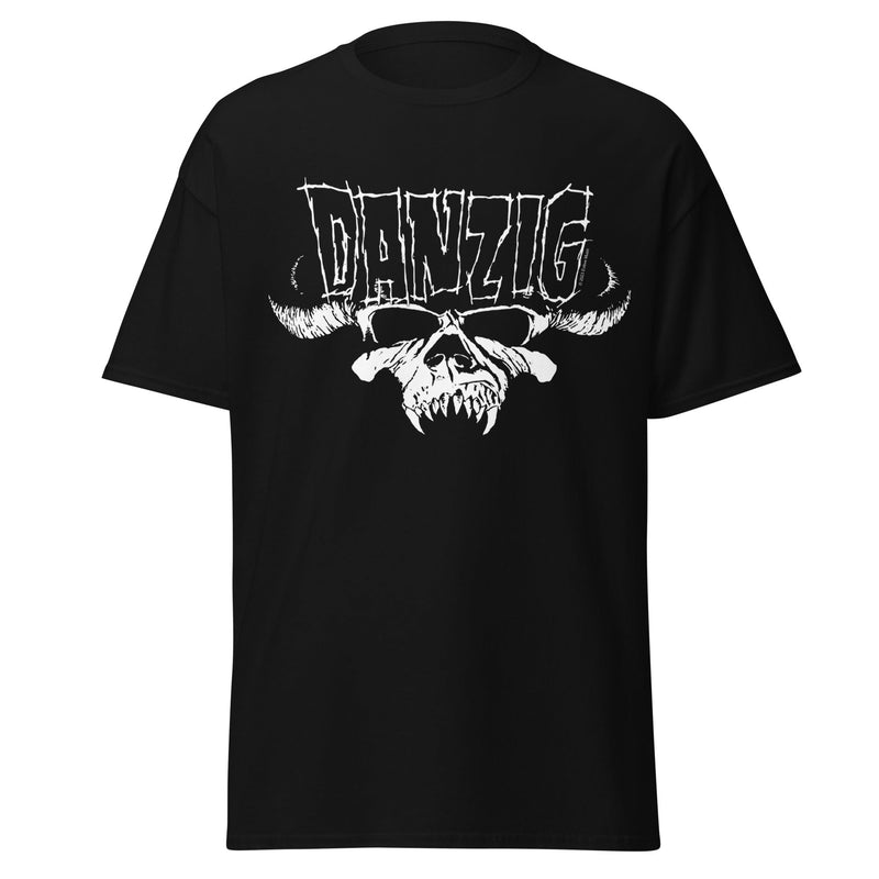 Danzig - Logo Skull Jumbo Print T-Shirt - Black