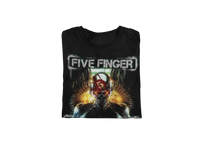 Five Finger Death Punch - Bot Heaven Jumbo Print T-Shirt - Black