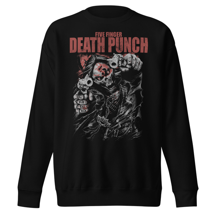 Five Finger Death Punch - Both Barrels Jumbo Print Sweatshirt - Black