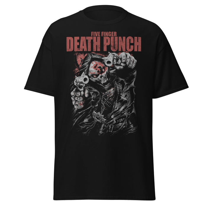 Five Finger Death Punch - Both Barrels Jumbo Print T-Shirt - Black