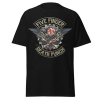 Five Finger Death Punch - Crossbones Jumbo Print T-Shirt - Black