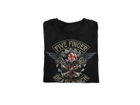 Five Finger Death Punch - Crossbones Jumbo Print T-Shirt - Black