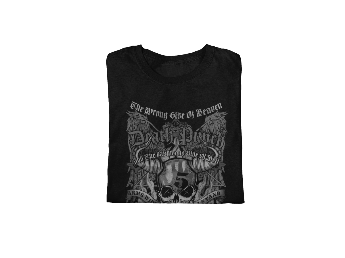 Five Finger Death Punch - Righteous Side of Evil Jumbo Print T-Shirt - Black