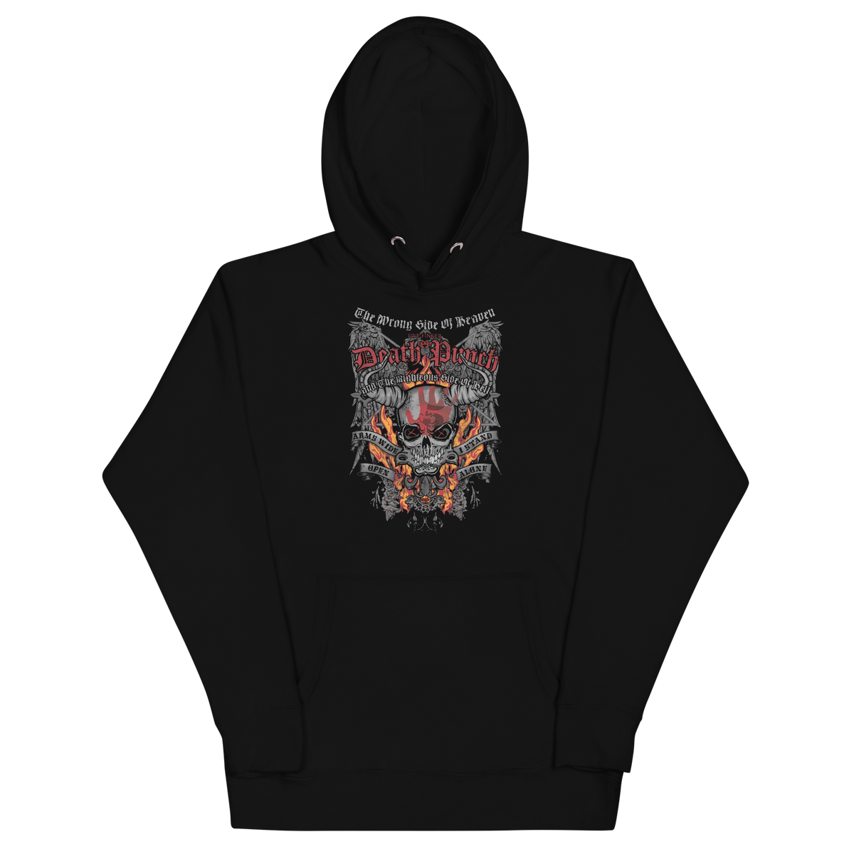 Five Finger Death Punch - Wrong or Righteous Classic Hoodie - Black