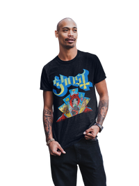 Ghost - Devil's Mouth Jumbo Print T-Shirt - Black