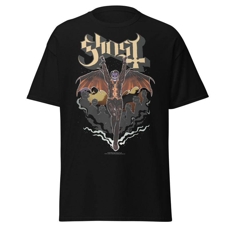 Ghost - Fly Over Jumbo Print T-Shirt - Black