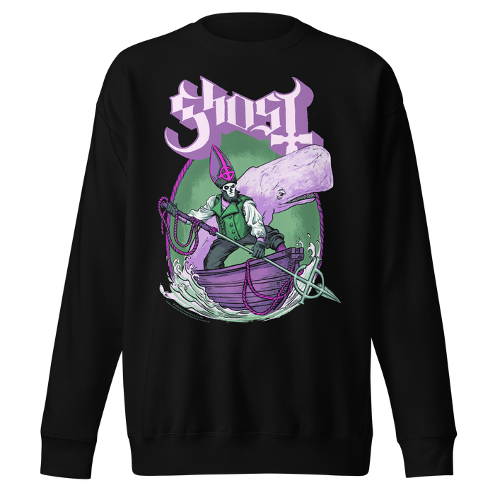 Ghost - High Seas Jumbo Print Sweatshirt - Black