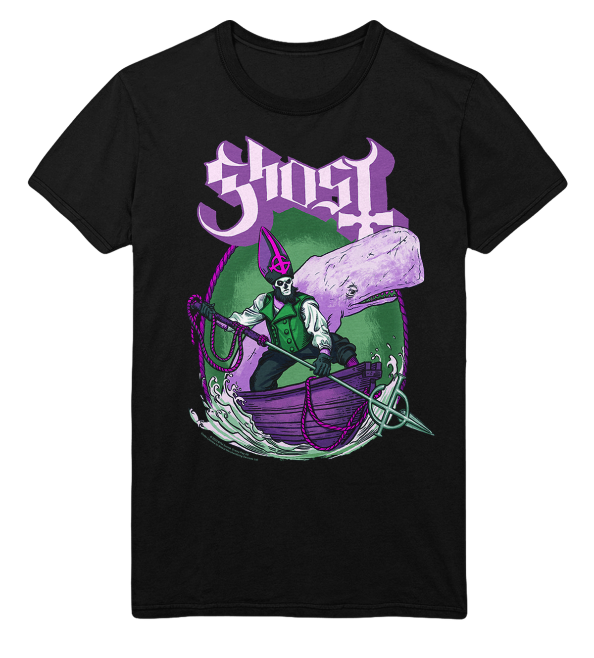 Ghost - High Seas Jumbo Print T - Black