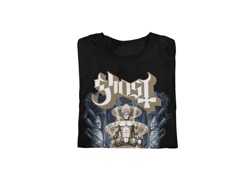 Ghost - Monument Jumbo Print T-Shirt - Black