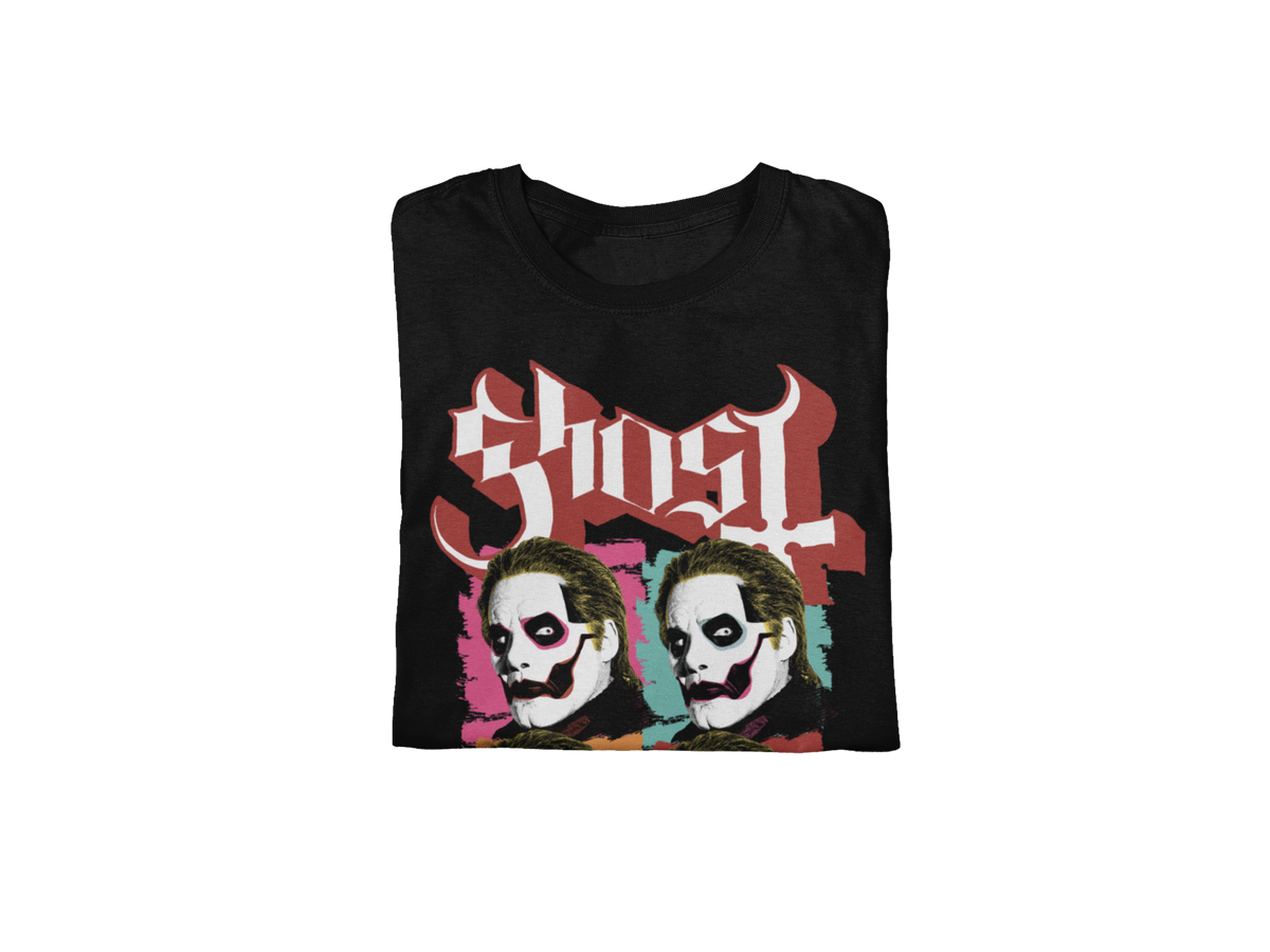 Ghost - Quattro Jumbo Print T - Black