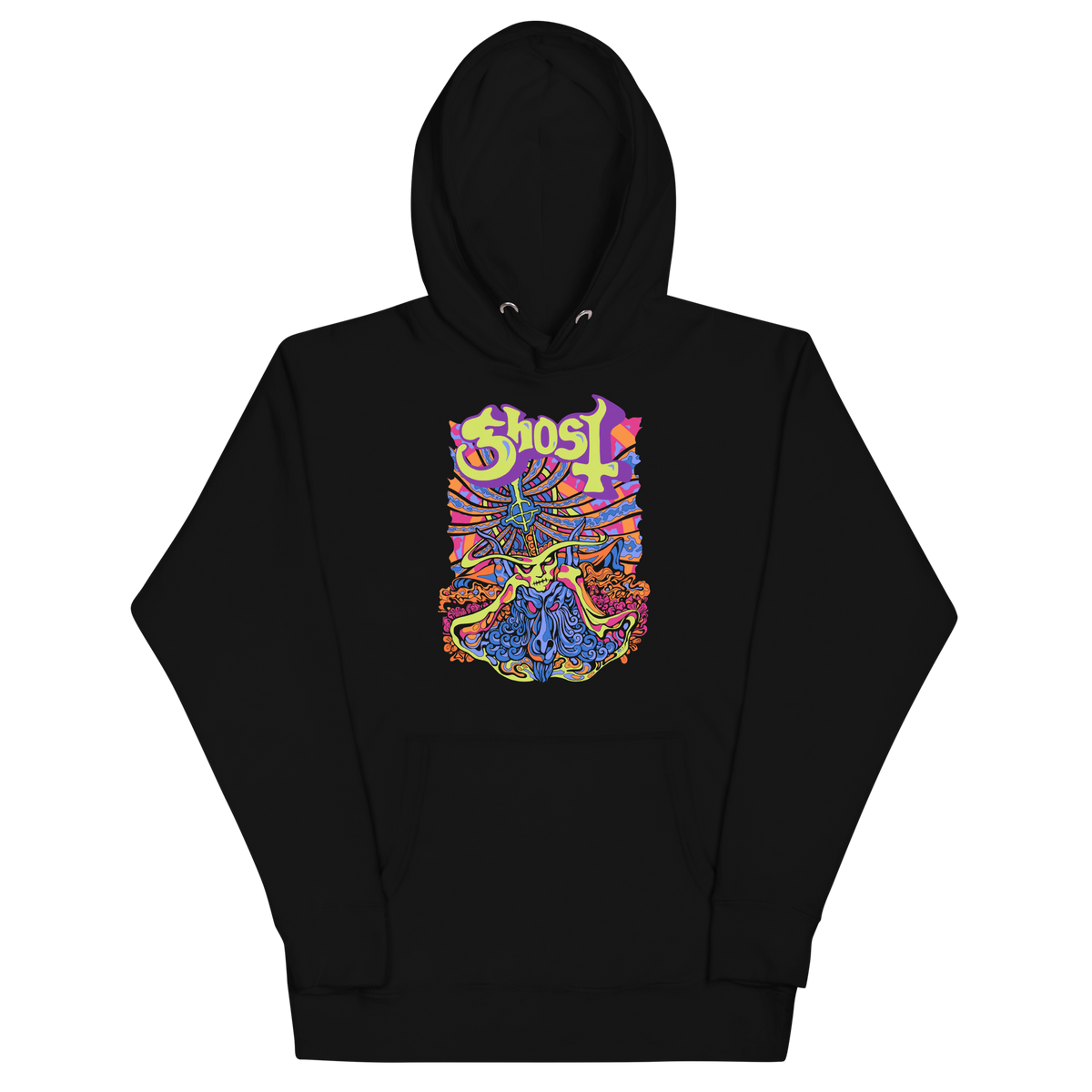 Ghost - Stained Glass Classic Hoodie - Black