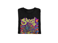 Ghost - Stained Glass Jumbo Print T-Shirt - Black