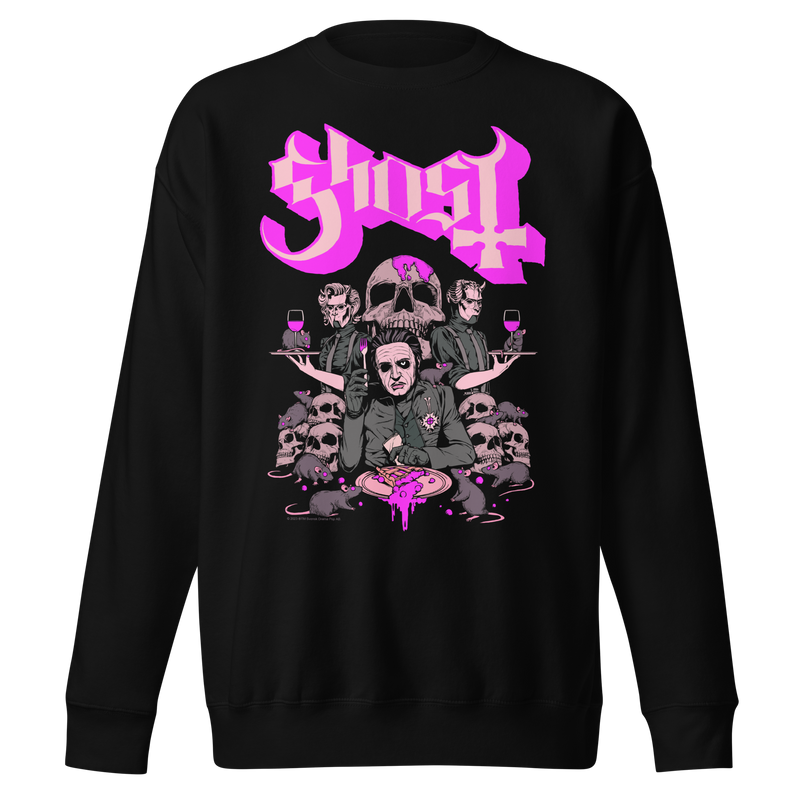 Stakes - Ghost What's for Dinner Jumbo Print Sweatshirt -