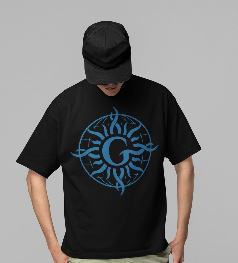 Godsmack - G Compass Logo Jumbo Print T-Shirt - Black