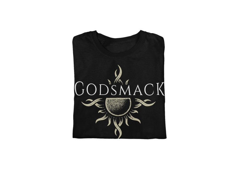 Godsmack - Moon Comes Up Jumbo Print T-Shirt - Black